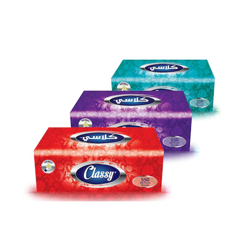 مناديل سحب 550 منديل 3ق روائح