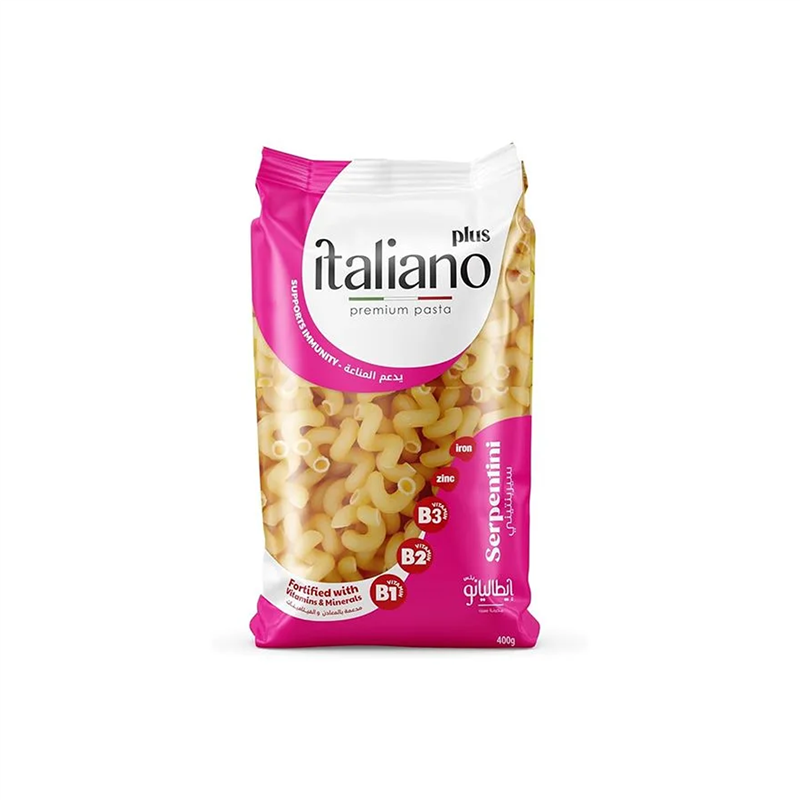 ايطاليانو بلس - مكرونه سيربنتيني 400 جم