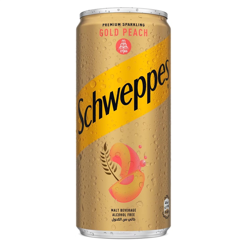 شويبس خوخ كانز جيب 240 مل