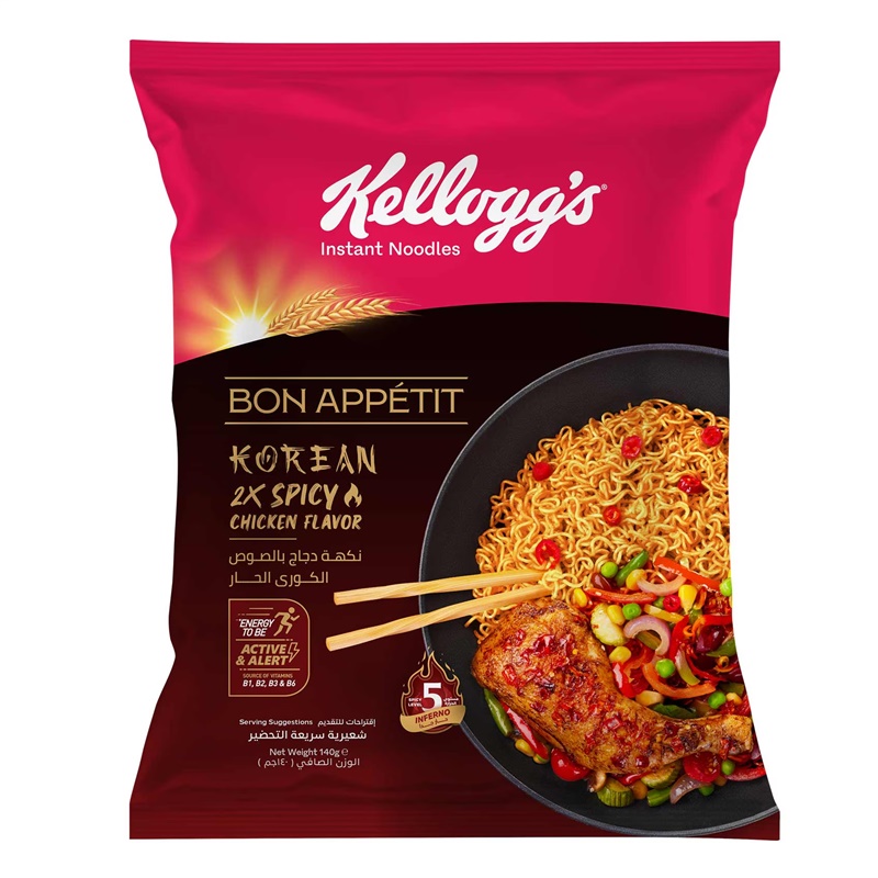 كيلوجز نودلز - دجاج كريمى
140 حم