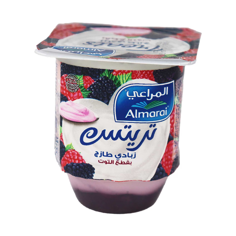 المراعي - زبادى تريستى بقطع التوت 105 جم