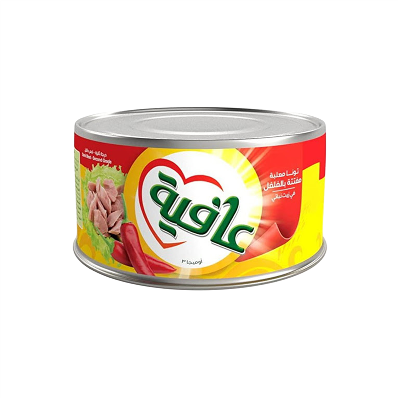 عافيه - تونه مفتته 140جم حار